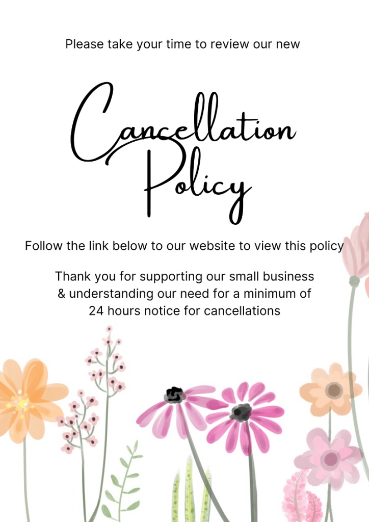 Our Cancellation Policy