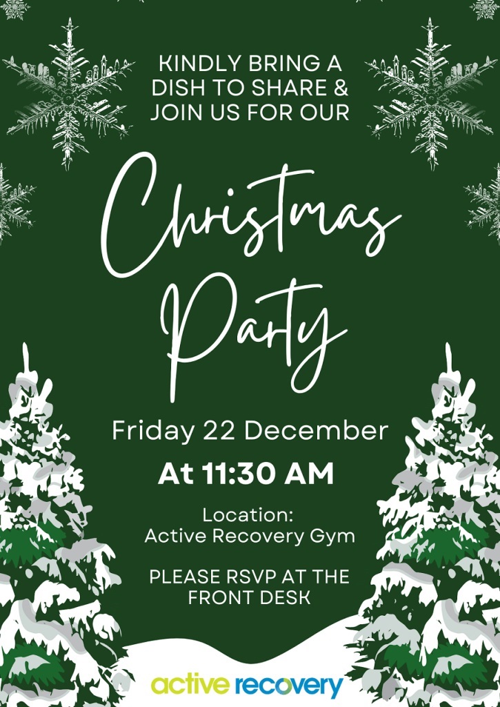 Active Recovery Client Christmas Party 2023